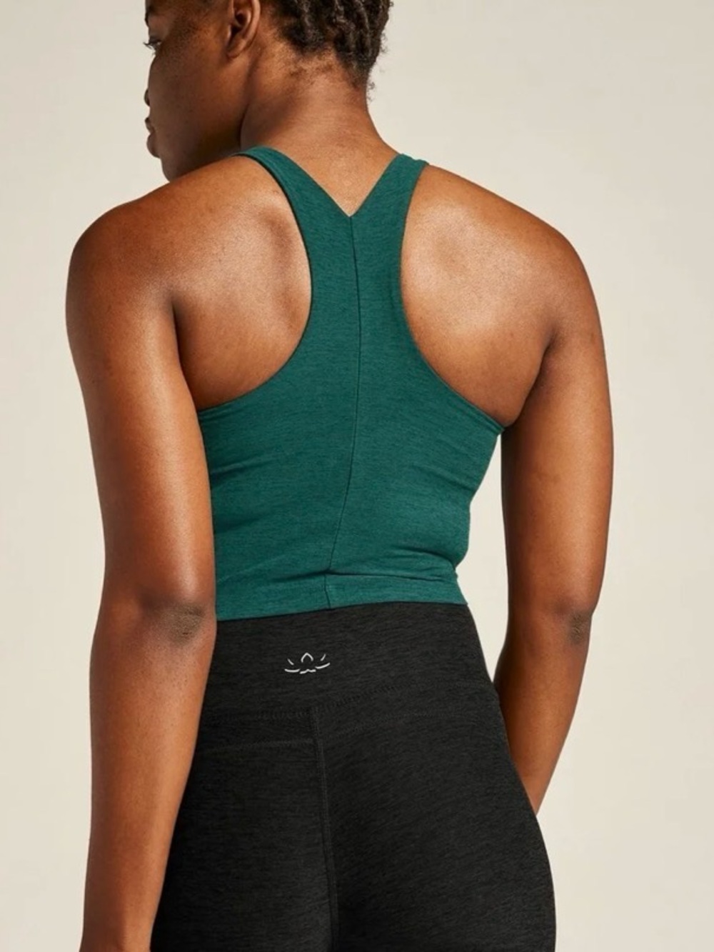Beyond Yoga Refocus Cropped Tank w/ shelf bra S